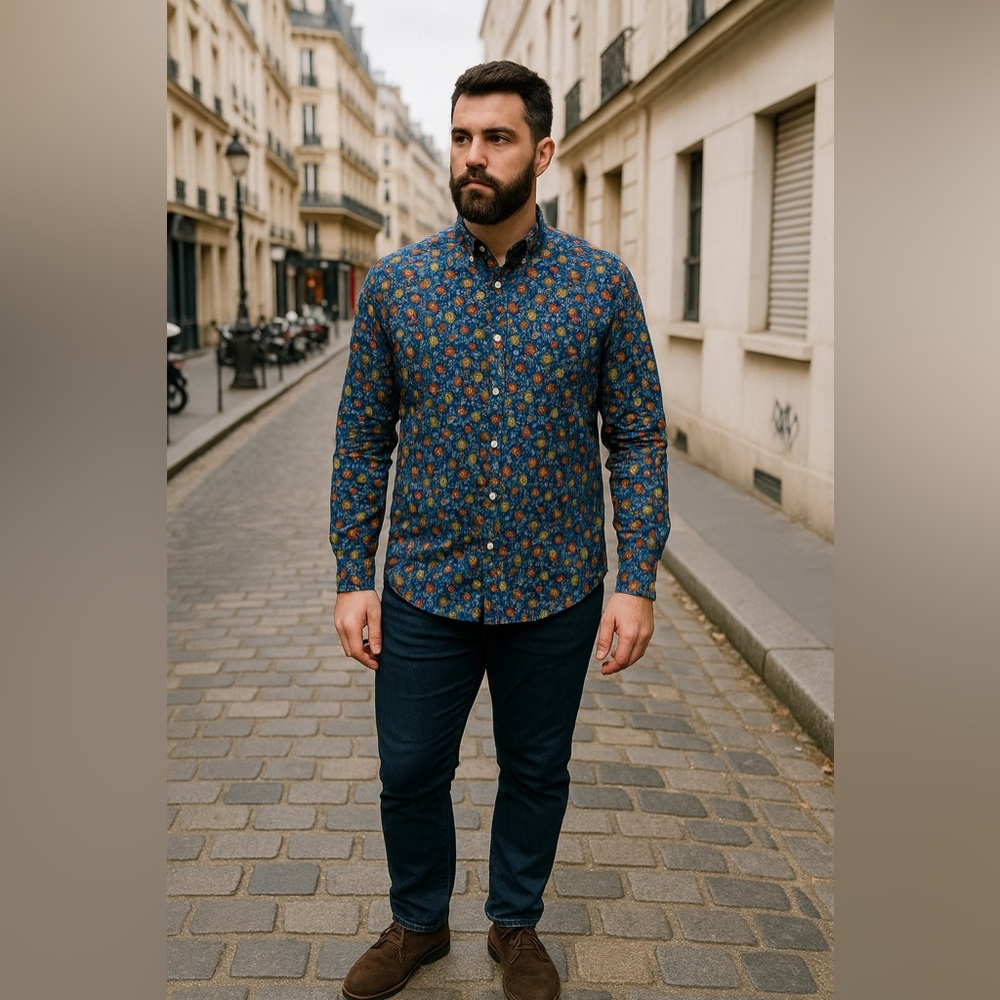 porter & ash men floral shirt may sale